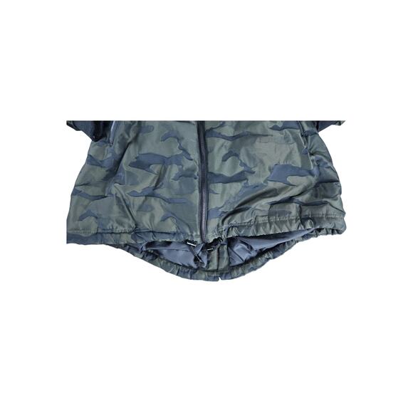 Guess Army Fatigue Vintage Green Coat Women's - Picture 3 of 5